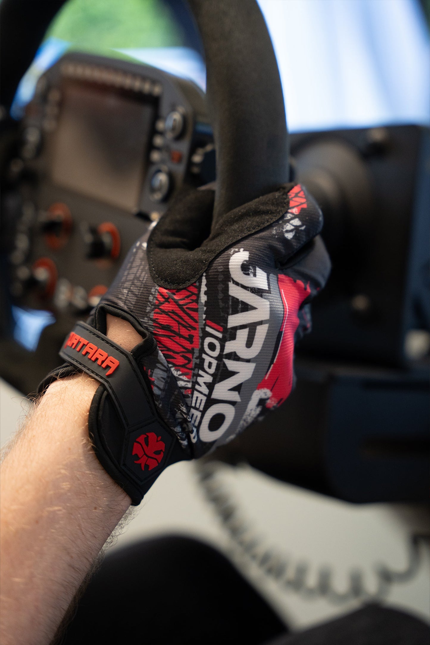 Sim Racing Gloves - TRACKS - Black