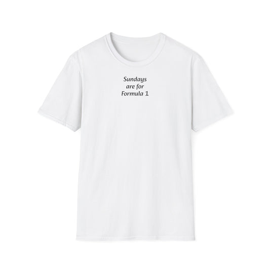 Race Day Ritual Tee – 'Sundays Are For F1'